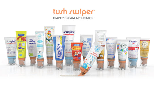 What creams are compatible with the Tush Swiper?